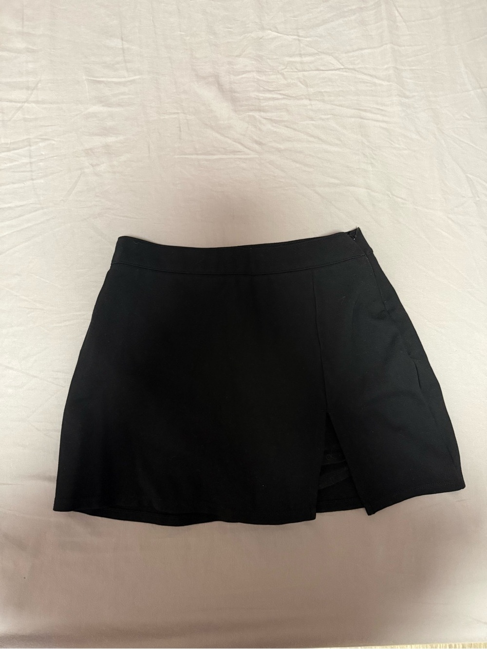 Hollister Black Mini Skort with Side Slit